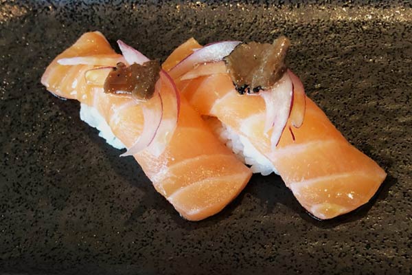 Salmon Truffle Sushi
